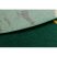 EMERALD szőnyeg 1012 kör - glamour, elegáns márvány, geometriai üveg zöld / arany kör 160 cm