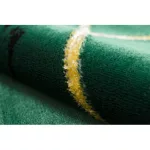 Kab. EMERALD szőnyeg 1012 kör - glamour, elegáns márvány, geometriai üveg zöld / arany kör 160 cm