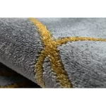 Kab. EMERALD szőnyeg 1022 kör - glamour, elegáns márvány, geometriai szürke / arany kör 200 cm