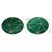 EMERALD szőnyeg 1013 kör - glamour, elegáns geometriai üveg zöld / arany kör 120 cm