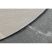 EMERALD szőnyeg 1012 kör - glamour, elegáns márvány, geometriai szürke / arany kör 120 cm