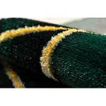 Kab. EMERALD szőnyeg 1022 kör - glamour, elegáns márvány, geometriai üveg zöld / arany kerék 120 cm