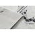 EMERALD szőnyeg 0085 glamour, elegáns márvány, geometriai fehér / ezüst  160x220 cm