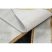 Kizárólagos EMERALD szőnyeg 1015 glamour, elegáns márvány, geometriai sötétkék / arany 200x290 cm