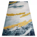 Kab. EMERALD szőnyeg 1023 glamour, elegáns absztrakció kék / arany 120x170 cm