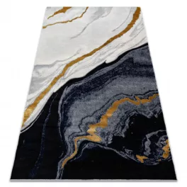   Kab. EMERALD szőnyeg 1017 glamour, elegáns márvány sötétkék / arany 280x370 cm