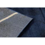 Kab. EMERALD szőnyeg 1022 glamour, elegáns geometriai sötétkék / arany 280x370 cm