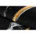 Kizárólagos EMERALD szőnyeg 2000 kör - glamour, elegáns márvány, geometriai fekete / arany kerék 120 cm