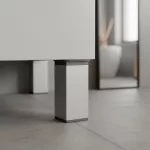 Uni bútorláb 100 mm ezüst