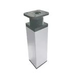 Uni bútorláb 150 mm ezüst