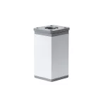 Uni bútorláb 60 mm ezüst