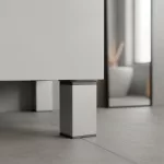 Uni bútorláb 60 mm ezüst