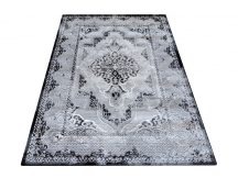Exkluzív szőnyeg Angora 02 - szürke - fekete 80 x 150 cm