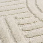 Ay. ART 1121 200 x 200 cm krém shaggy szőnyeg - kör