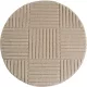 Ay. Art modern kör szőnyeg 200 x 200 cm 1123 bézs