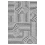 Ay. ART 1121 200 x 290 cm ezüst Shaggy szőnyeg