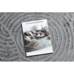 Kab. Modern MEFE szőnyeg 8725 Körök ujjlenyomat - szürke 280x370 cm