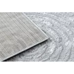 Kab. Modern MEFE szőnyeg 8725 Körök ujjlenyomat - szürke 280x370 cm