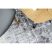 Akril valencia szőnyeg 2328 ORNAMENT sötét szürke / elefántcsont 80x150 cm