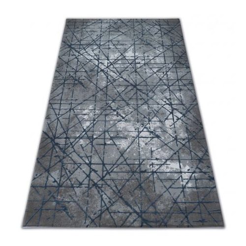 Akril valencia szőnyeg 3949 INDUSTRIAL szürke / kék 80x150 cm