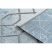 Akril valencia szőnyeg 3951 HEKSAGON kék / szürke 80x150 cm