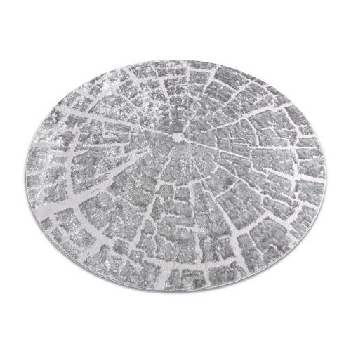 Modern MEFE szőnyeg Kör 6185 Fa Faipari - szürke kör 160 cm