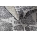 Kab. Modern MEFE szőnyeg Kör 6184 - sötétszürke kör 100 cm