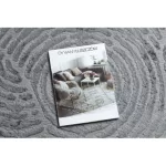 Kab. Modern MEFE szőnyeg Kör 8725 Körök ujjlenyomat - szürke kör 100 cm