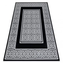   Modern GLOSS szőnyeg 6776 85 elegáns, görög fekete / elefántcsont 240x330 cm