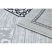 Modern GLOSS szőnyeg 8490 52 elegáns, elefántcsont / szürke 80x150 cm