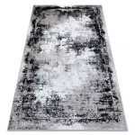 Kab. Modern GLOSS szőnyeg 8493 78 vintage, elegáns, szürke / fekete 80x150 cm
