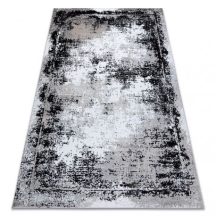   Modern GLOSS szőnyeg 8493 78 vintage, elegáns, szürke / fekete 80x150 cm