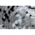 Modern GLOSS szőnyeg 8493 78 vintage, elegáns, szürke / fekete 80x150 cm
