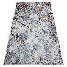   Modern GLOSS szőnyeg 528A 58 Márvány , kő, elegáns, glamour elefántcsont / fekete 80x150 cm