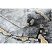 Modern GLOSS szőnyeg 528A 58 Márvány , kő, elegáns, glamour elefántcsont / fekete 80x150 cm
