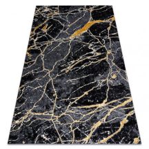   Modern GLOSS szőnyeg 529A 82 Márvány , kő, elegáns, glamour fekete / szürke 80x150 cm
