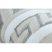 Modern GLOSS szőnyeg 2813 57 elegáns, görög elefántcsont / szürke 200x290 cm