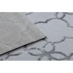 Kab. Modern MEFE szőnyeg 8504 Virágok - sötétszürke 200x290 cm