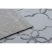 Modern MEFE szőnyeg 8504 Virágok - sötétszürke 140x190 cm