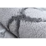 Kab. Modern MEFE szőnyeg 8504 Virágok - sötétszürke 120x170 cm