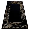 Modern GLOSS szőnyeg 408C 86 elegáns, glamour, art deco fekete / arany 140x190 cm