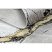 Modern GLOSS szőnyeg 529A 53 Márvány , kő, elegáns, glamour elefántcsont / bézs 180x270 cm