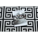 Kab. Modern GLOSS szőnyeg 6776 85 elegáns, görög fekete / elefántcsont 180x270 cm