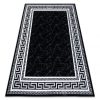 Modern GLOSS szőnyeg 2813 87 elegáns, görög fekete / szürke 280x370 cm