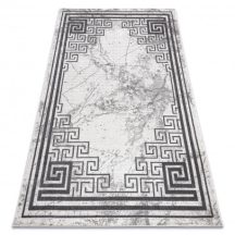   Modern NOBLE 1517 65 görög, Üveggolyó - krém / szürke 120x170 cm szőnyeg