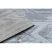 Modern MEFE szőnyeg B402 - sötétszürke 80x150 cm