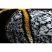 Modern GLOSS szőnyeg kör 400B 86 elegáns, glamour, art deco, 3D geometriai fekete / arany kör 150 cm