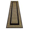 Modern GLOSS szőnyeg, futószőnyeg 6776 86 elegáns, görög fekete / arany 80x250 cm