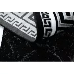 Kab. Modern GLOSS szőnyeg 2813 87 elegáns, görög fekete / szürke 70x300 cm