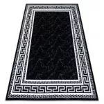 Kab. Modern GLOSS szőnyeg 2813 87 elegáns, görög fekete / szürke 70x250 cm